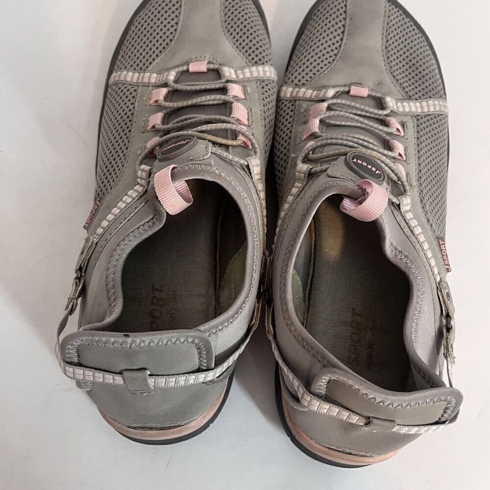 JSport Tahoe Encore Women Size 8 M Comfort Athletic Water Shoes Lt. Gray anPink - Picture 3 of 7